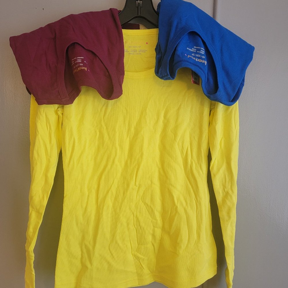 Total of 3 under scrub shirts